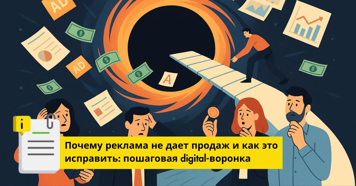 Как перестать терять деньги на рекламе: рабочая digital-воронка в 2025 году