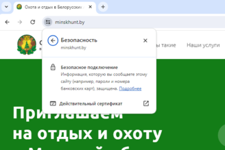 Подключенный SSL-сертификат